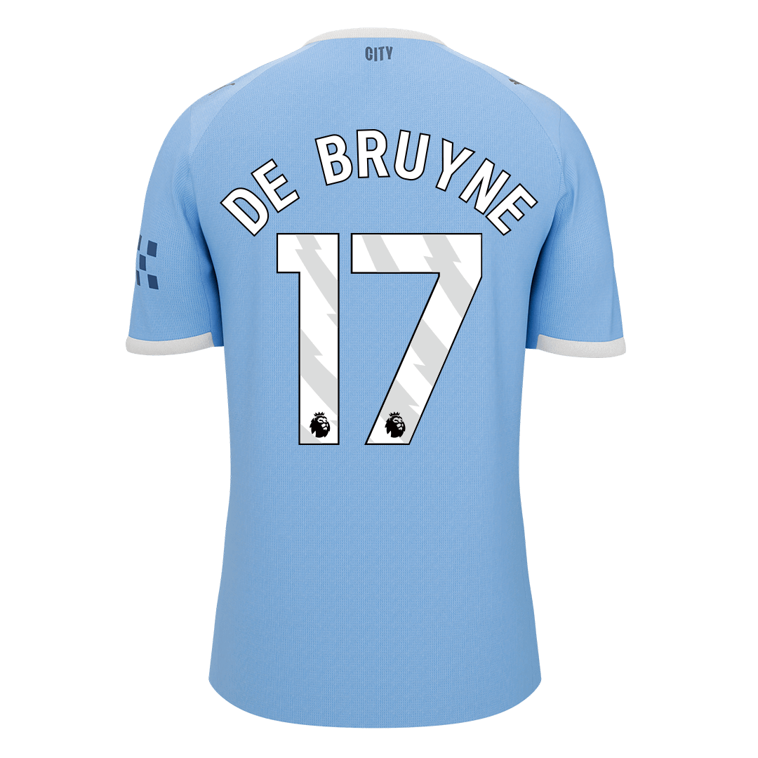 Manchester City 2025/26 Koti Pelipaita Miesten DE BRUYNE #17 [PREMIUM]