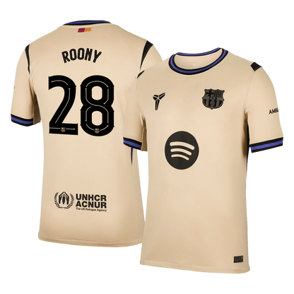 Barcelona 2025/26 Vieras Pelipaita Miesten ROONY #28