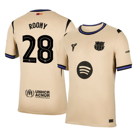 Barcelona 2025/26 Vieras Pelipaita Miesten ROONY #28