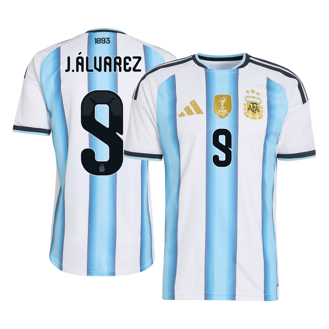 Argentina World Cup 2026 Koti Pelipaita (Player Version) Miesten J. ALVAREZ #9