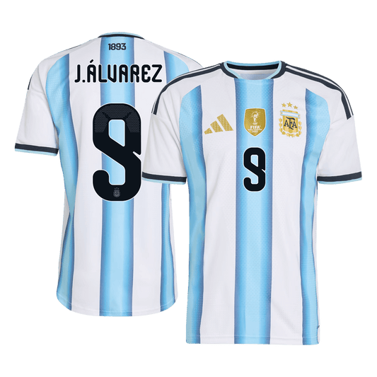 Argentina World Cup 2026 Koti Pelipaita (Player Version) Miesten J. ALVAREZ #9
