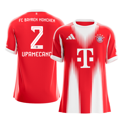 Bayern Munich 2025/26 Koti Pelipaita Miesten UPAMECANO #2 [PREMIUM]