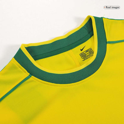 Brazil 1998 Koti Retro-pelipaita Miesten