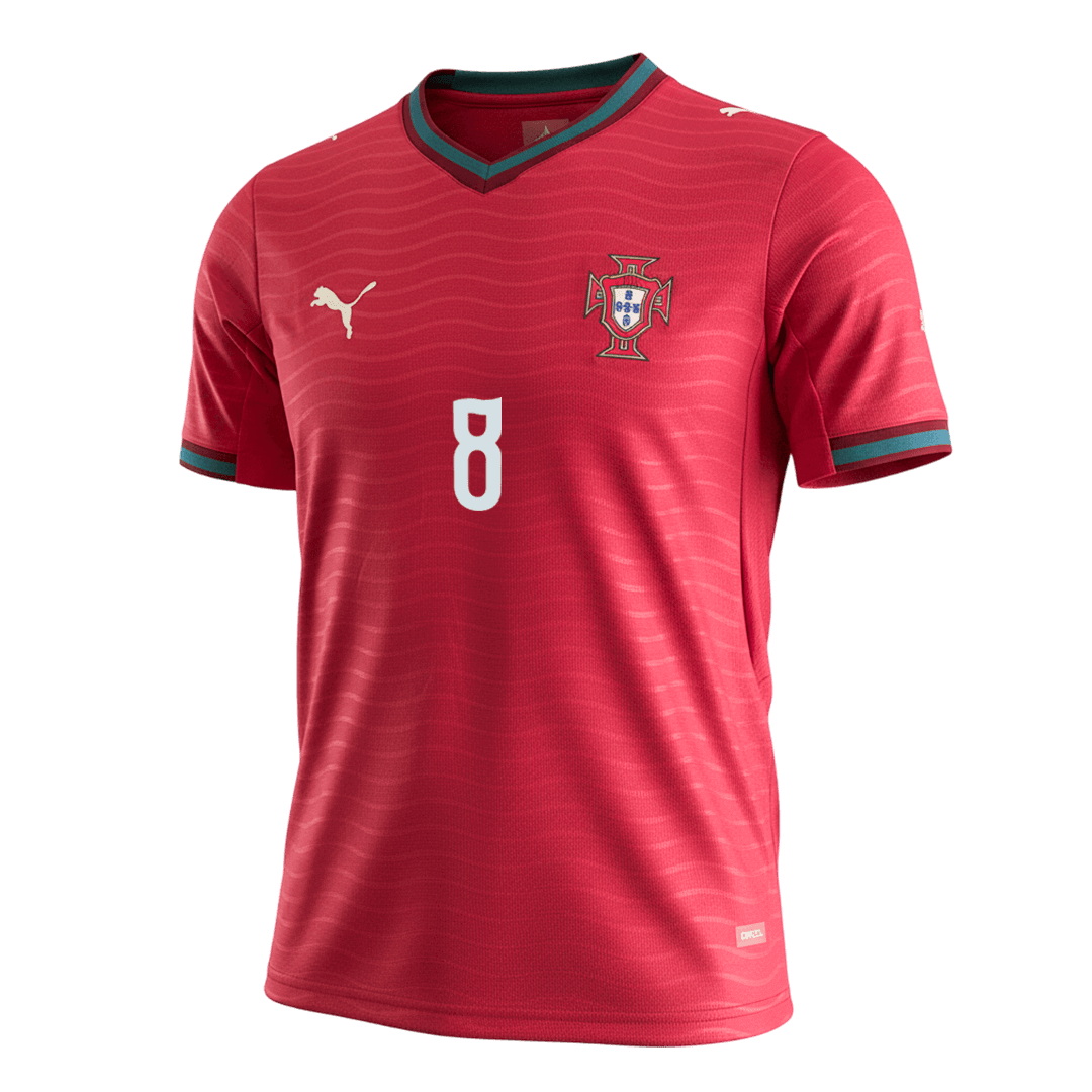 Portugal World Cup 2026 Koti Pelipaita Miesten B.FERNANDES #8 [PREMIUM]