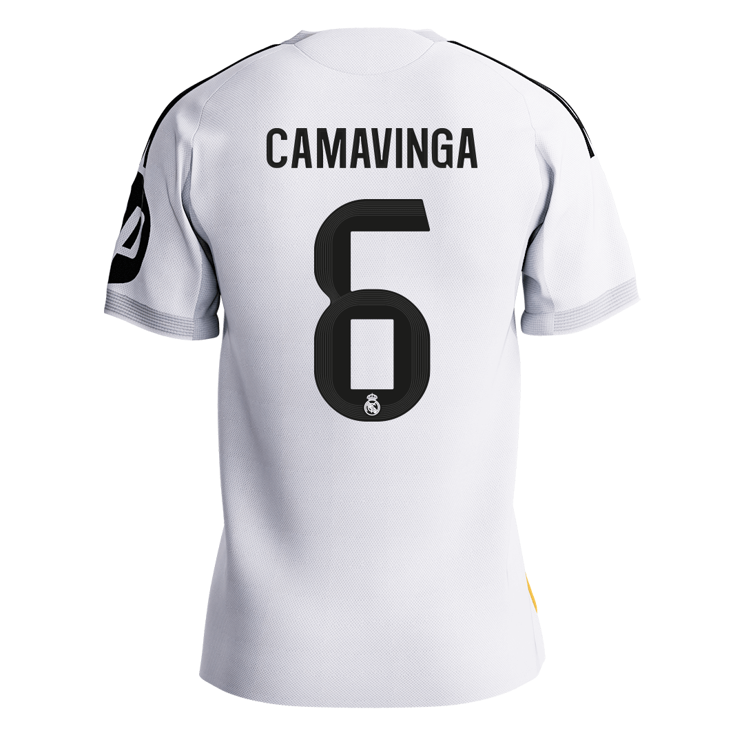 Real Madrid 2025/26 Koti Pelipaita (Player Version) Miesten CAMAVINGA #6 [PREMIUM]