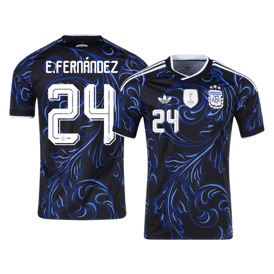 Argentina World Cup 2026 Vieras Pelipaita Miesten E. FERNANDEZ #24