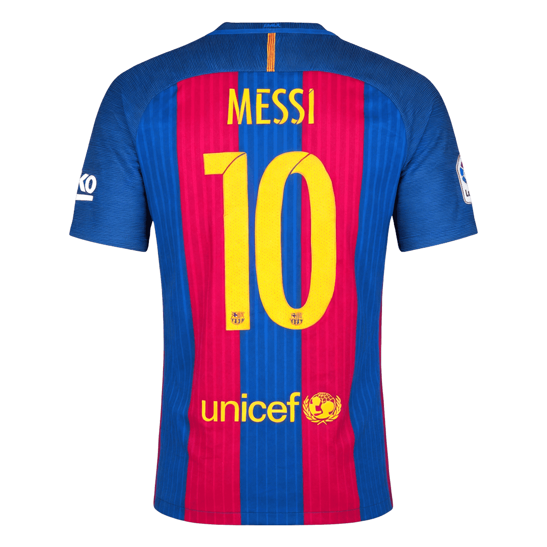 Barcelona 2016/17 Koti Retro-pelipaita Miesten MESSI #10