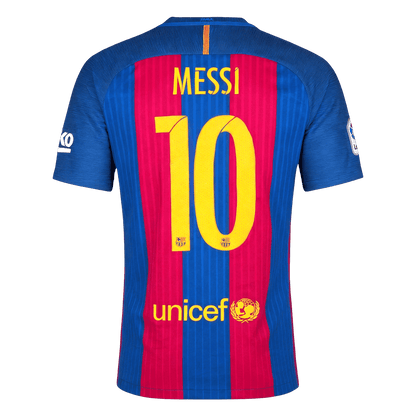 Barcelona 2016/17 Koti Retro-pelipaita Miesten MESSI #10