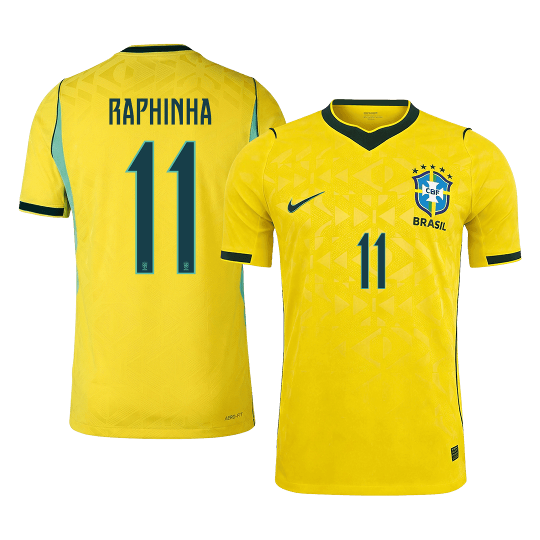 Brazil World Cup 2026 Koti Pelipaita (Player Version) Miesten RAPHINHA #11