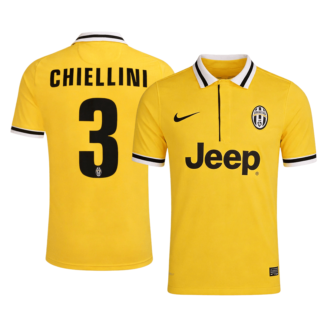 Juventus 2013/14 Vieras Retro-pelipaita Miesten CHIELLINI #3