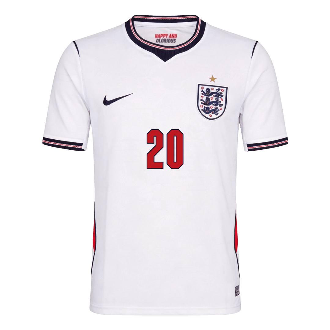 England World Cup 2026 Koti Pelipaita Miesten PALMER #20