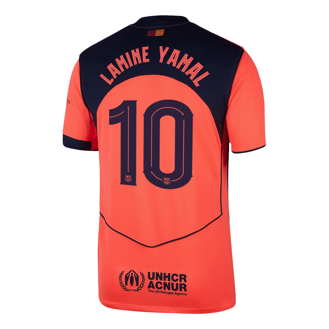 Barcelona 2025/26 UCL Kolmas Pelipaita Miesten LAMINE YAMAL #10