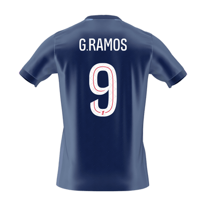 PSG 2025/26 Koti Pelipaita Miesten G.RAMOS #9 [PREMIUM]
