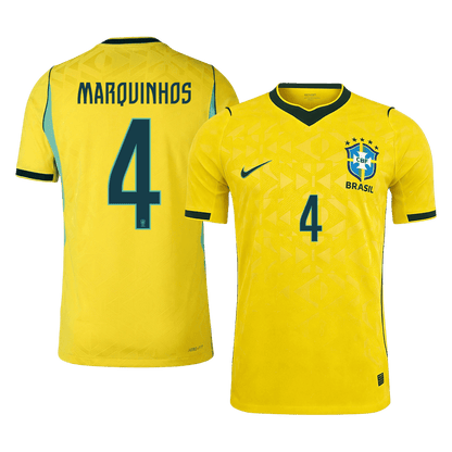 Brazil World Cup 2026 Koti Pelipaita (Player Version) Miesten MARQUINHOS #4