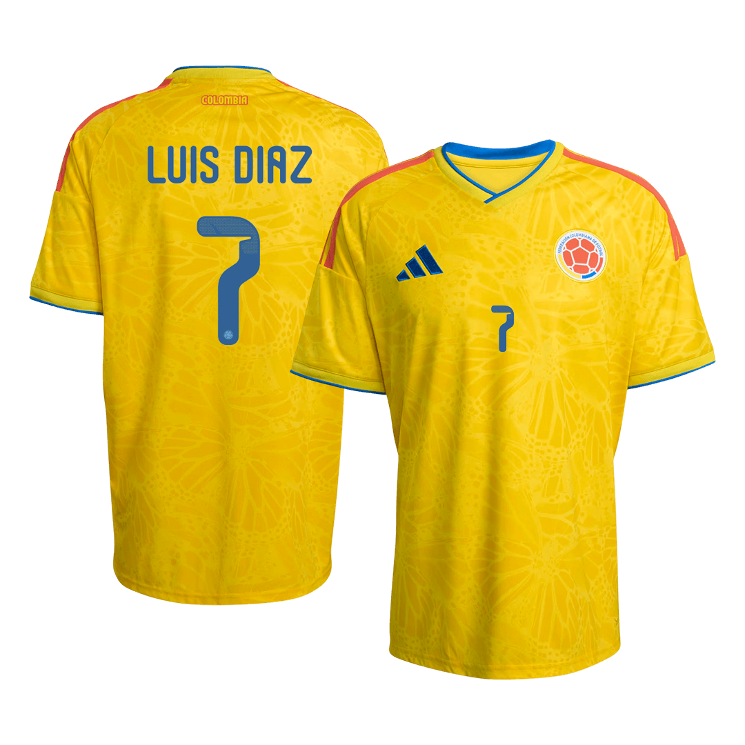 Colombia World Cup 2026 Koti Pelipaita Miesten LUIS DíAZ #7