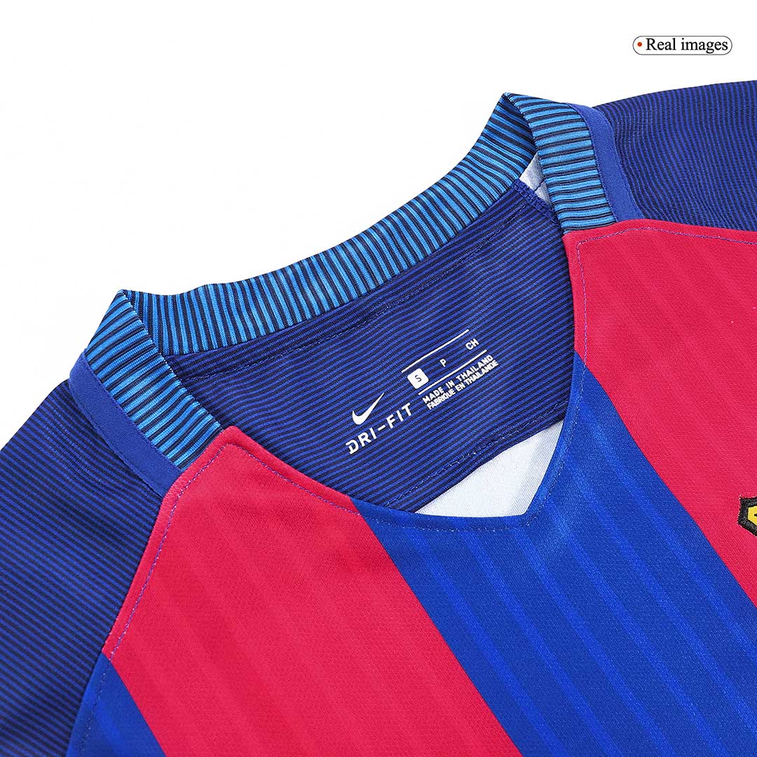 Barcelona 2016/17 Koti Retro-pelipaita Miesten MESSI #10
