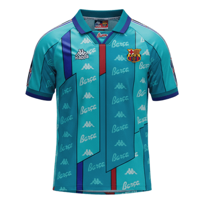 Barcelona 1996/97 Vieras Retro-pelipaita Miesten