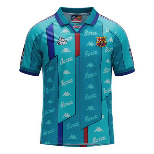 Barcelona 1996/97 Vieras Retro-pelipaita Miesten