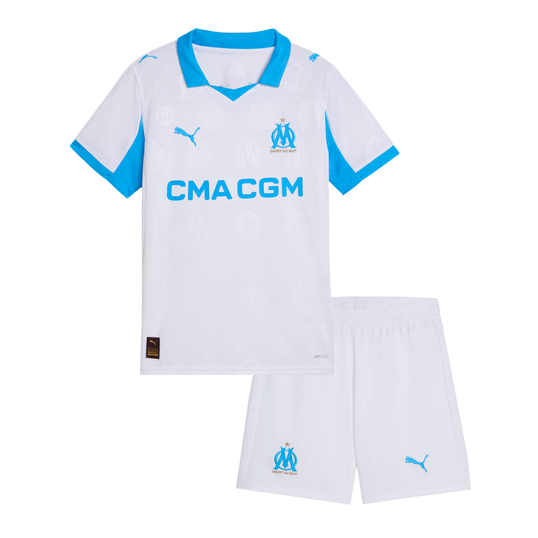 Marseille 2025/26 Koti Pelipaitasetti Lasten