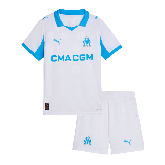 Marseille 2025/26 Koti Pelipaitasetti Lasten