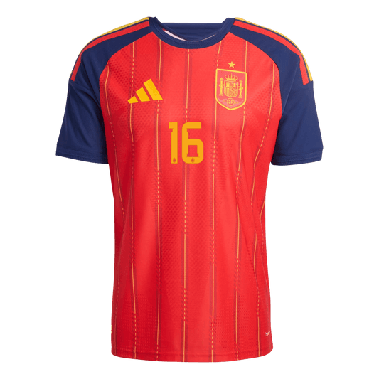 Spain World Cup 2026 Koti Pelipaita (Player Version) Miesten RODRIGO #16