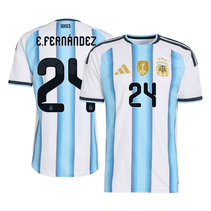 Argentina World Cup 2026 Koti Pelipaita (Player Version) Miesten E. FERNANDEZ #24