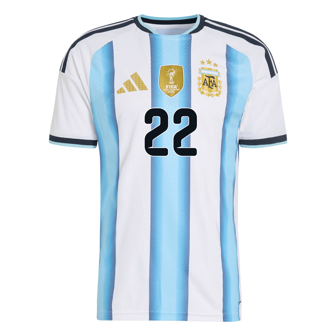 Argentina World Cup 2026 Koti Pelipaita (Player Version) Miesten L. MARTINEZ #22