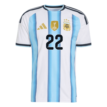 Argentina World Cup 2026 Koti Pelipaita (Player Version) Miesten L. MARTINEZ #22