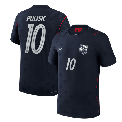 USA World Cup 2026 Vieras Pelipaita (Player Version) Miesten PULISIC #10