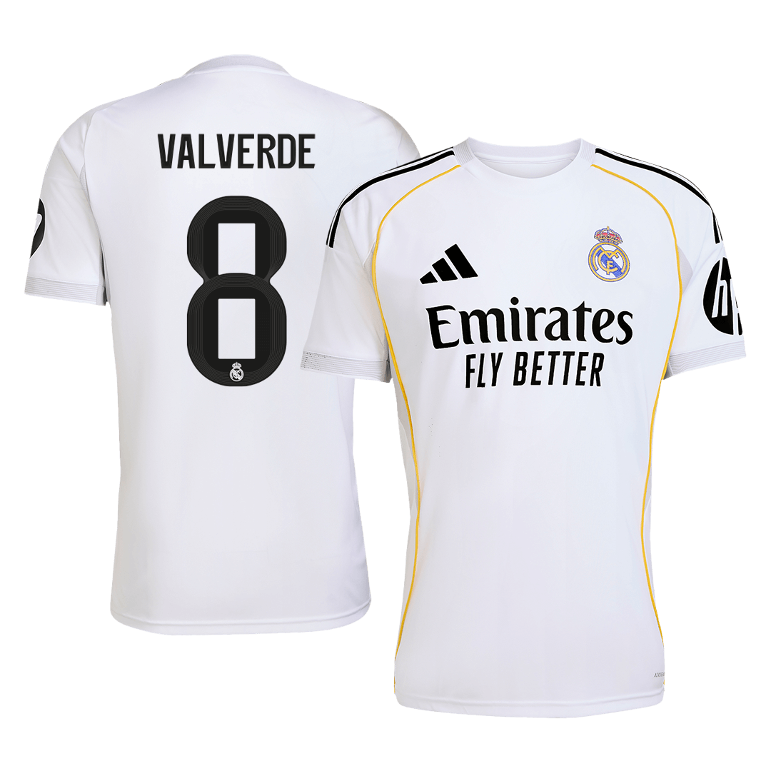 Real Madrid 2025/26 Koti Pelipaita Miesten VALVERDE #8