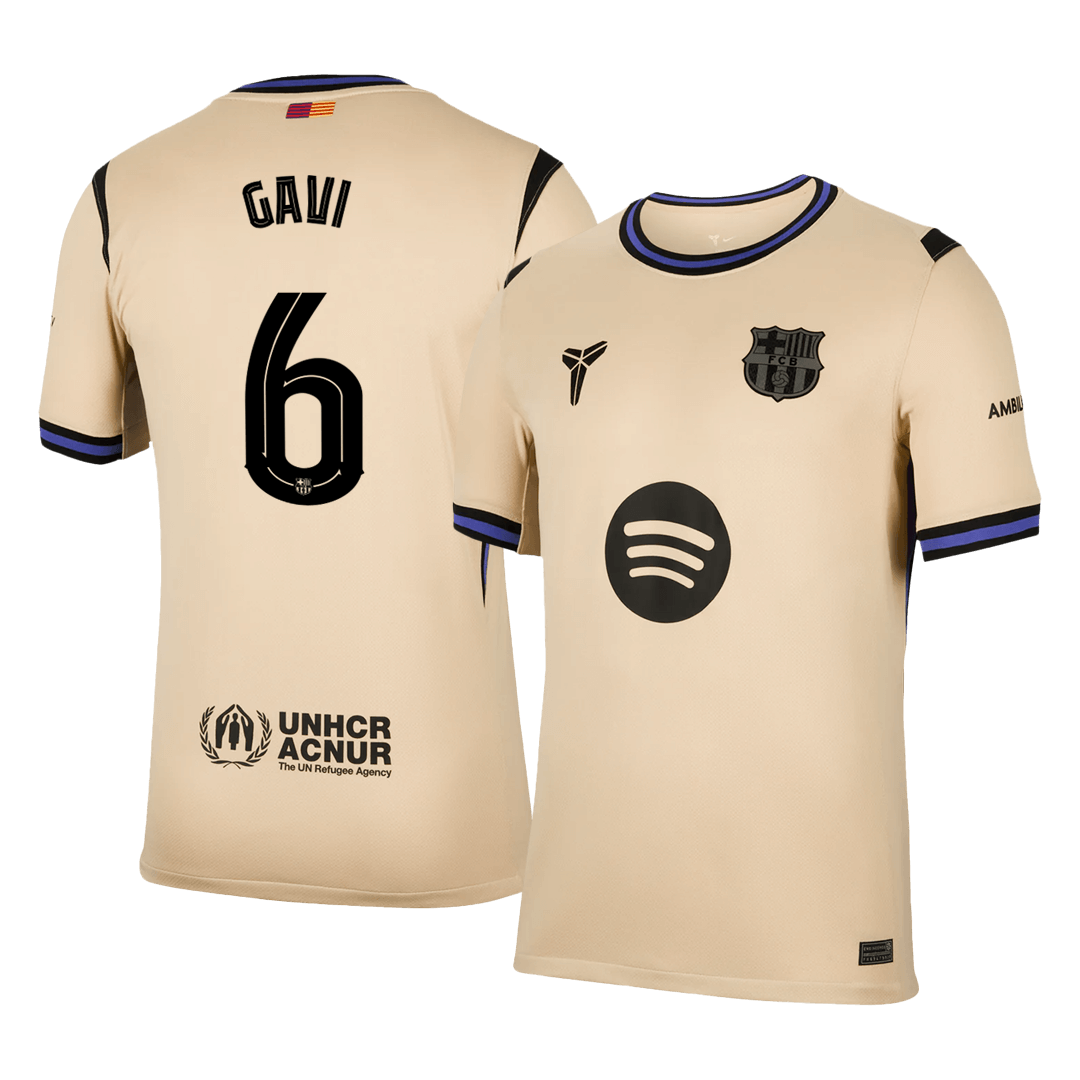 Barcelona 2025/26 UCL Vieras Pelipaita Miesten GAVI #6