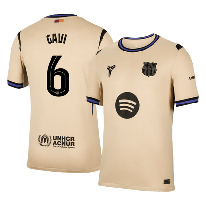 Barcelona 2025/26 UCL Vieras Pelipaita Miesten GAVI #6