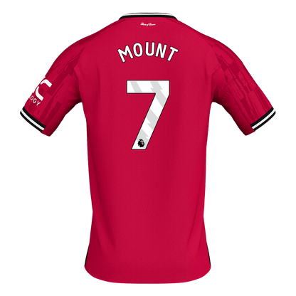 Manchester United 2025/26 Koti Pelipaita Miesten MOUNT #7 [PREMIUM]