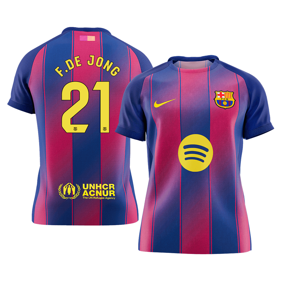 Barcelona 2025/26 Koti Pelipaita Miesten F.DE JONG #21