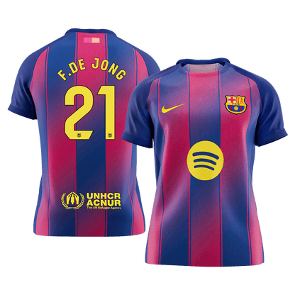 Barcelona 2025/26 Koti Pelipaita Miesten F.DE JONG #21