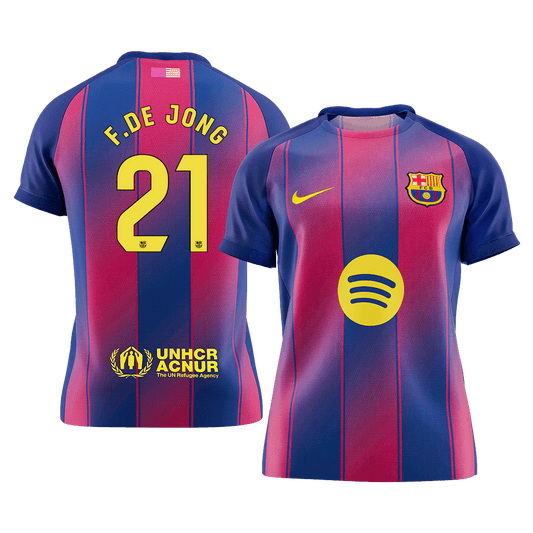 Barcelona 2025/26 Koti Pelipaita Miesten F.DE JONG #21
