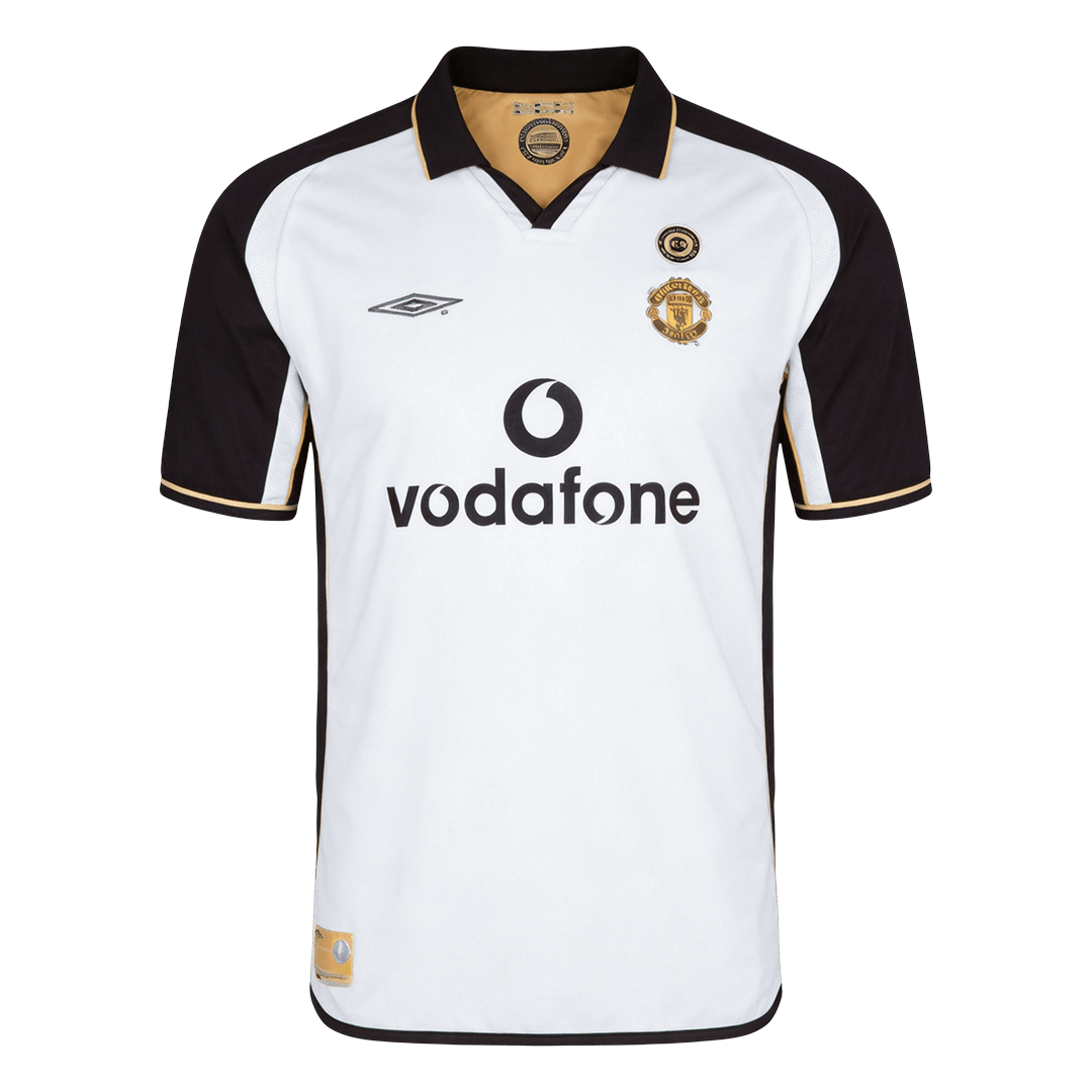 Manchester United 2001/02 Vieras Retro-pelipaita Miesten