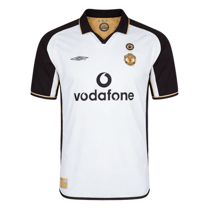 Manchester United 2001/02 Vieras Retro-pelipaita Miesten