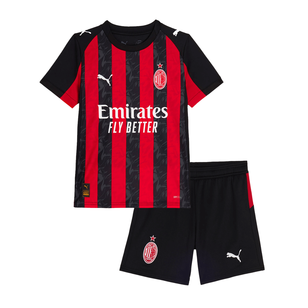 AC Milan 2025/26 Koti Pelipaitasetti Lasten