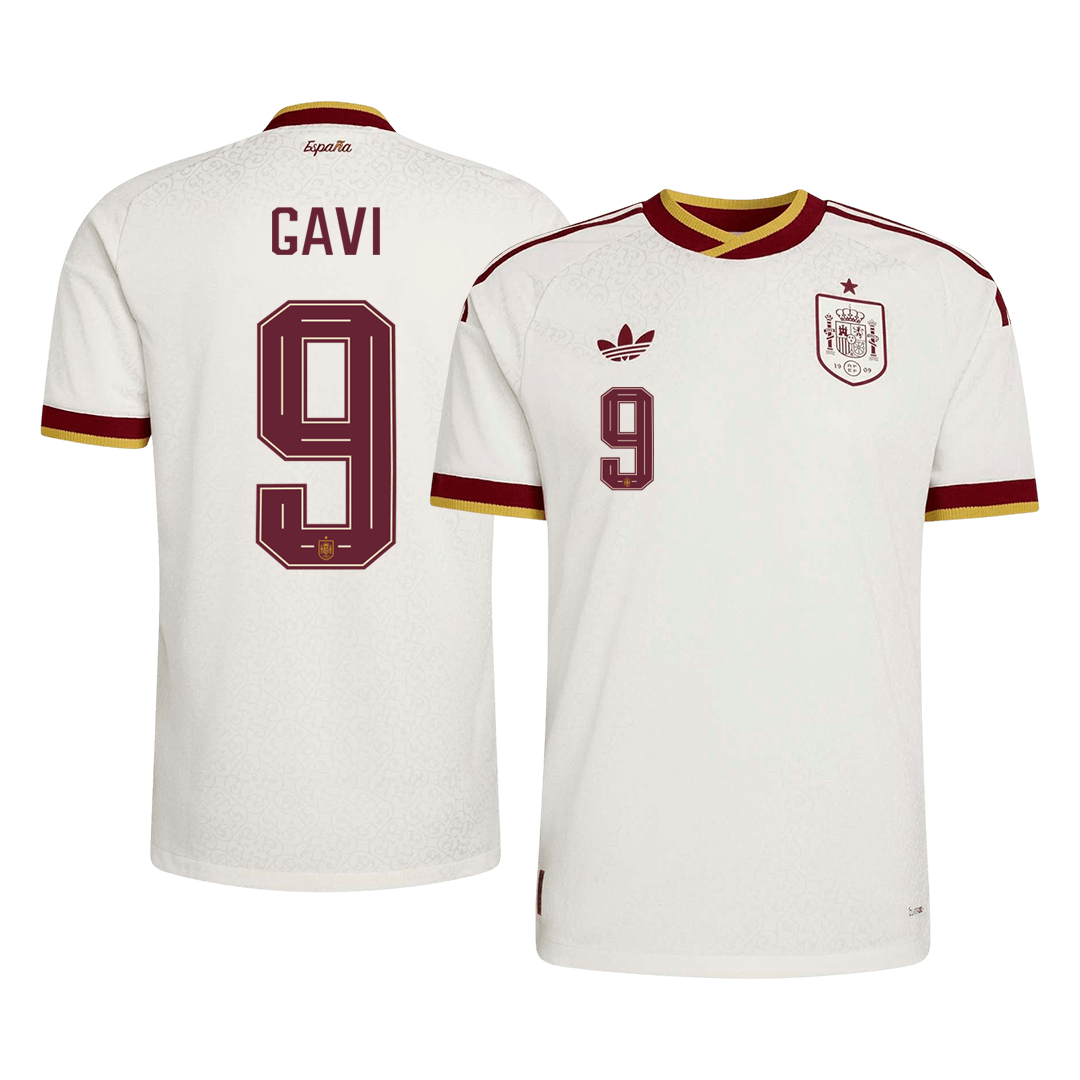 Spain World Cup 2026 Vieras Pelipaita (Player Version) Miesten GAVI #9