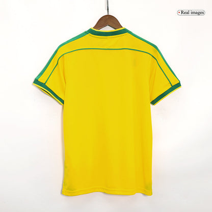 Brazil 1998 Koti Retro-pelipaita Miesten