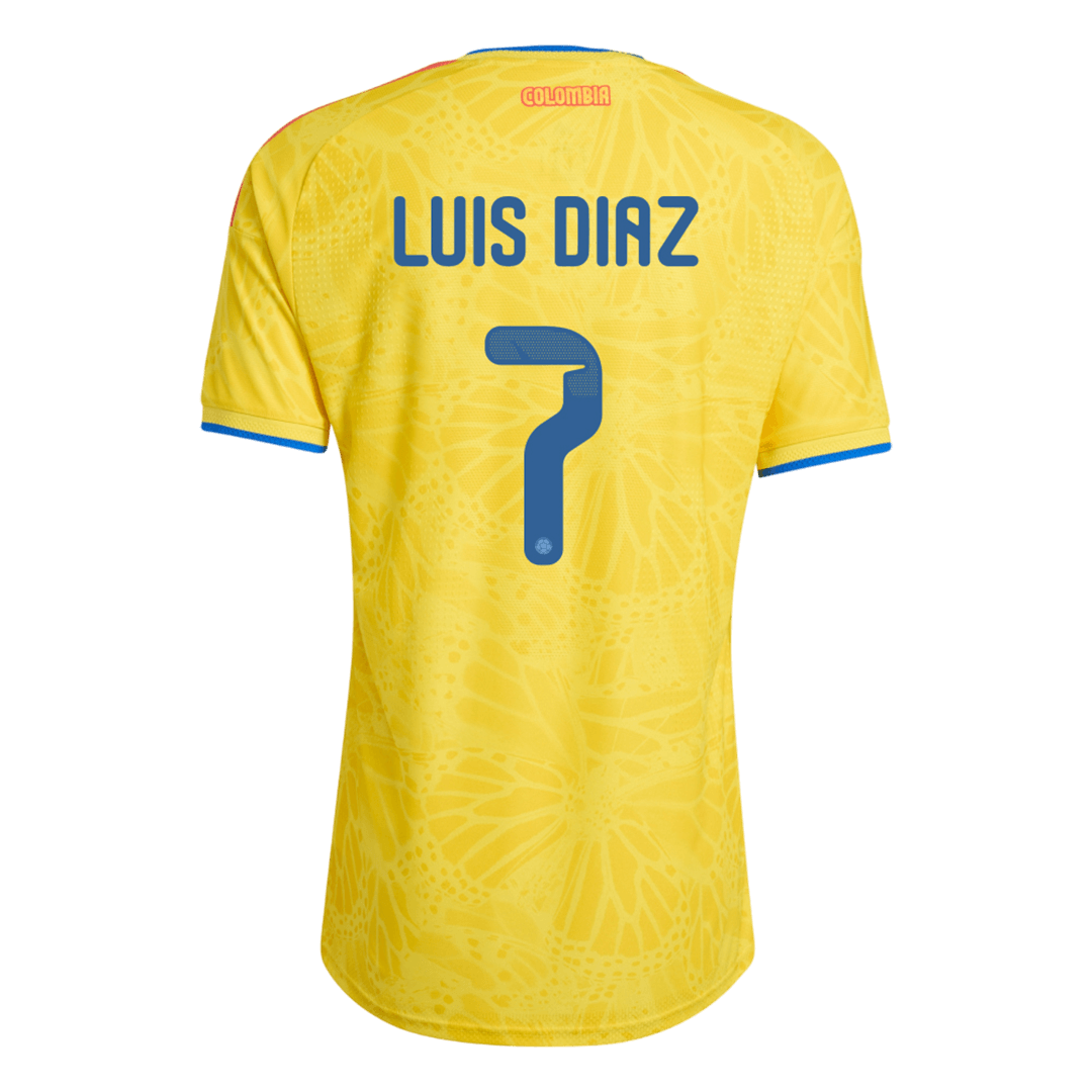 Colombia World Cup 2026 Koti Pelipaita (Player Version) Miesten LUIS DíAZ #7
