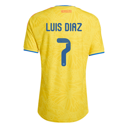 Colombia World Cup 2026 Koti Pelipaita (Player Version) Miesten LUIS DíAZ #7