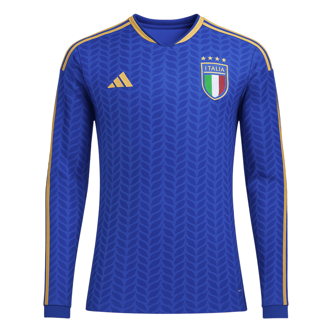 Italy World Cup 2026 Koti Pitkähihainen pelipaita Miesten
