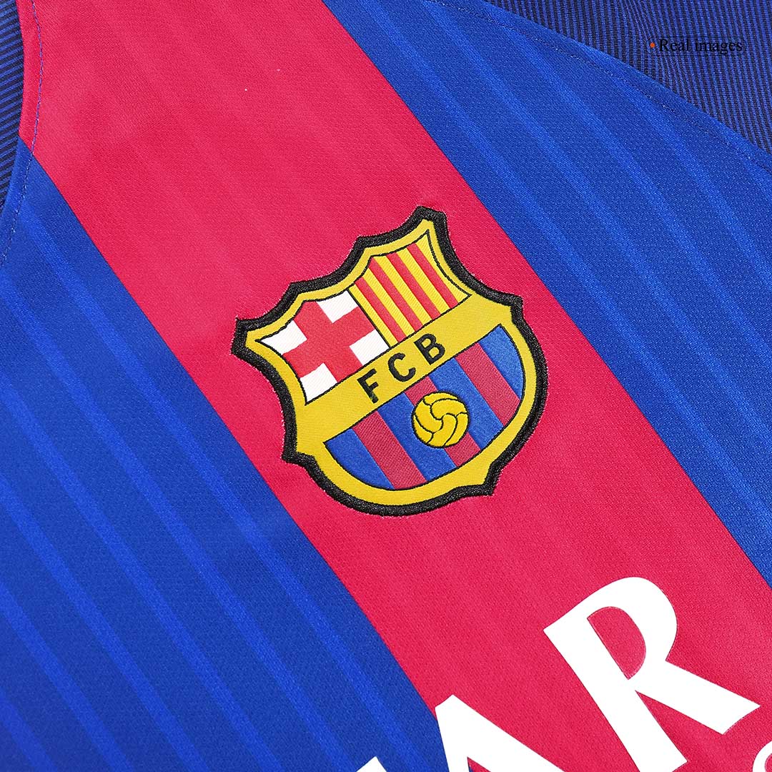 Barcelona 2016/17 Koti Retro-pelipaita Miesten MESSI #10