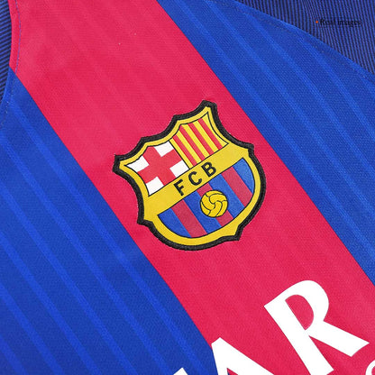 Barcelona 2016/17 Koti Retro-pelipaita Miesten MESSI #10