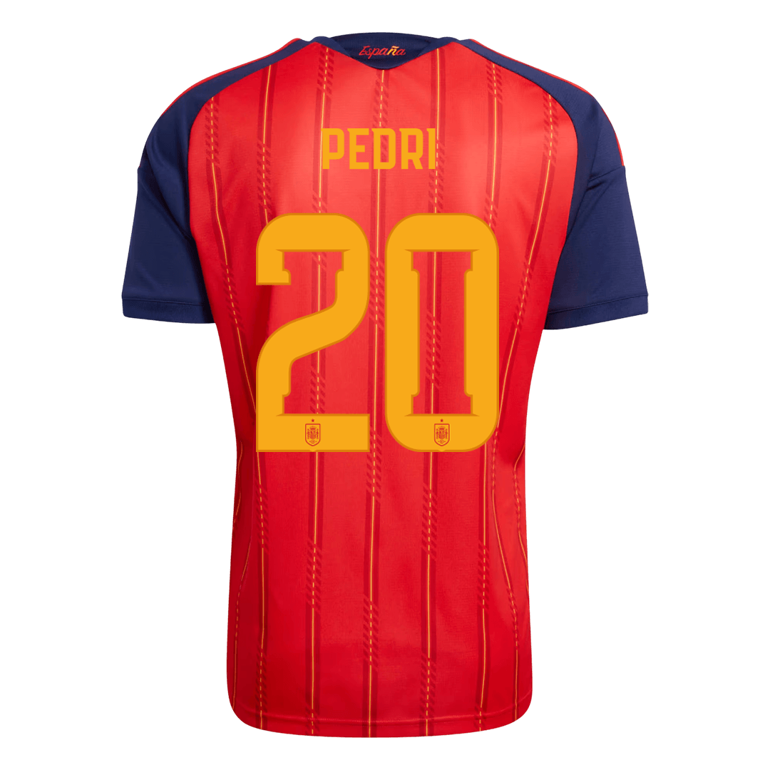 Spain World Cup 2026 Koti Pelipaita Miesten PEDRI #20 [PREMIUM]