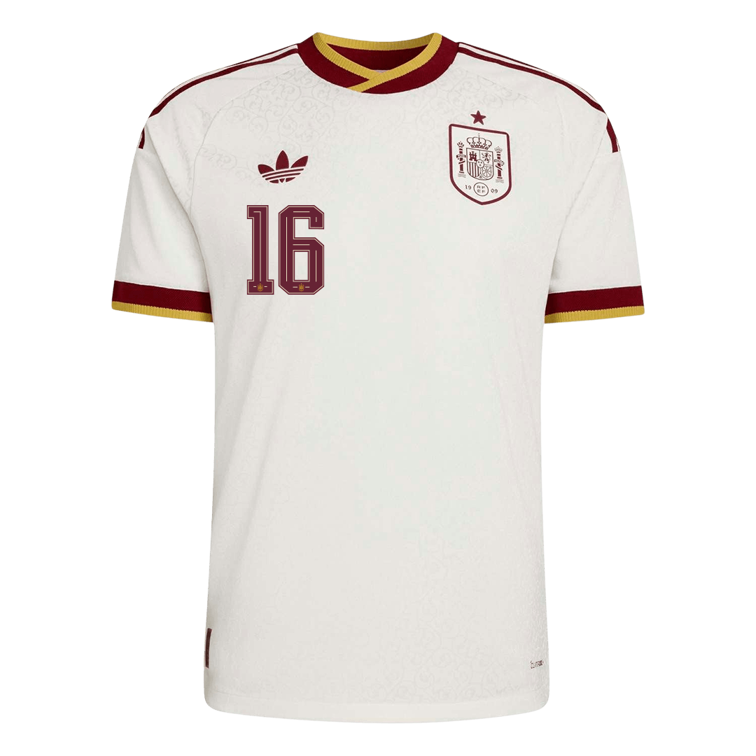 Spain World Cup 2026 Vieras Pelipaita (Player Version) Miesten RODRIGO #16