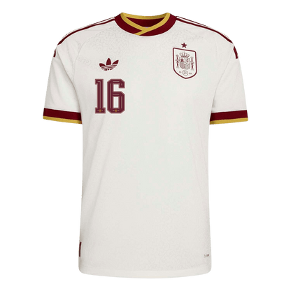 Spain World Cup 2026 Vieras Pelipaita (Player Version) Miesten RODRIGO #16