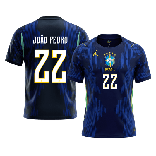 Brazil World Cup 2026 Vieras Pelipaita Miesten JOÃO PEDRO #22